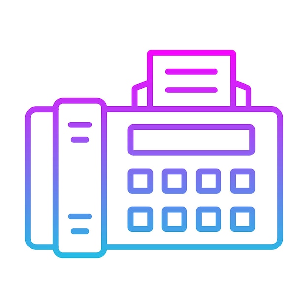 Iconos de fax y de correo electrónico