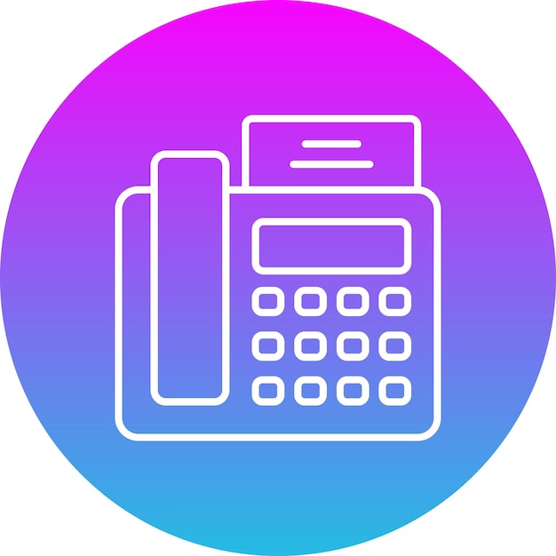Iconos de fax y de correo electrónico
