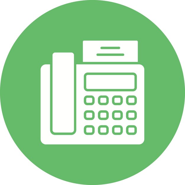Iconos de fax y de correo electrónico