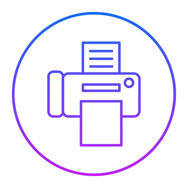 Iconos de fax y de correo electrónico