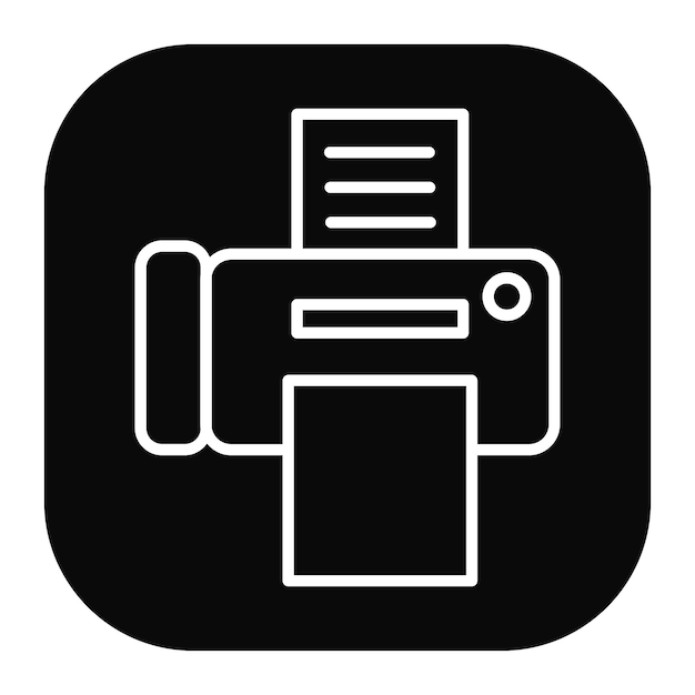 Iconos de fax y de correo electrónico