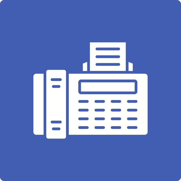 Iconos de fax y de correo electrónico