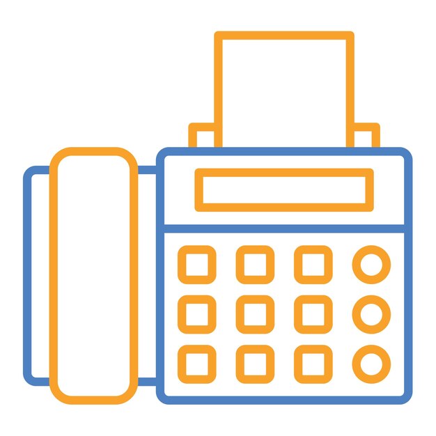 Iconos de fax y de correo electrónico