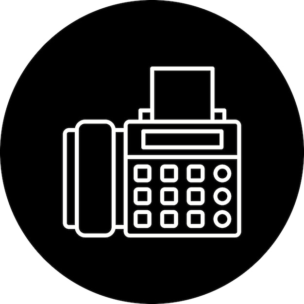 Iconos de fax y de correo electrónico