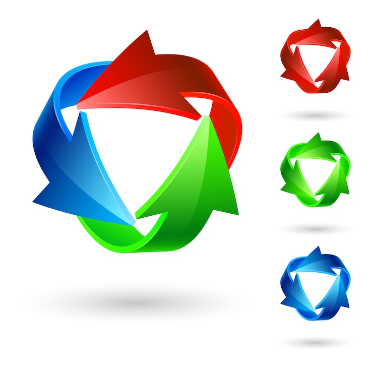 Vector iconos de flecha