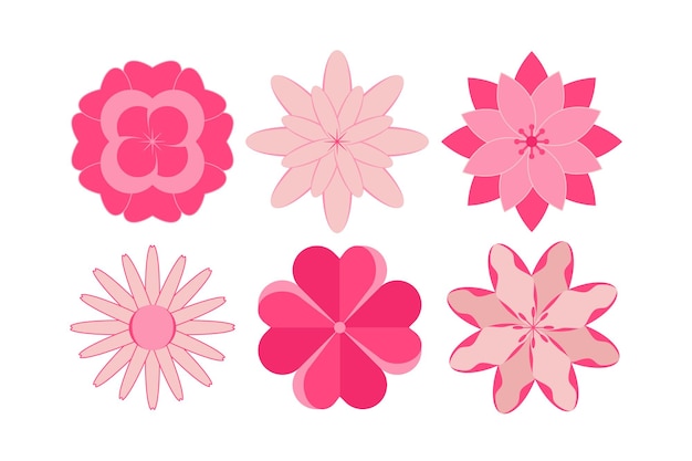 ICONOS DE FLOR ROSA