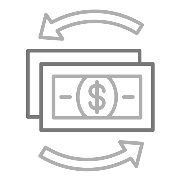 Iconos de flujo de caja