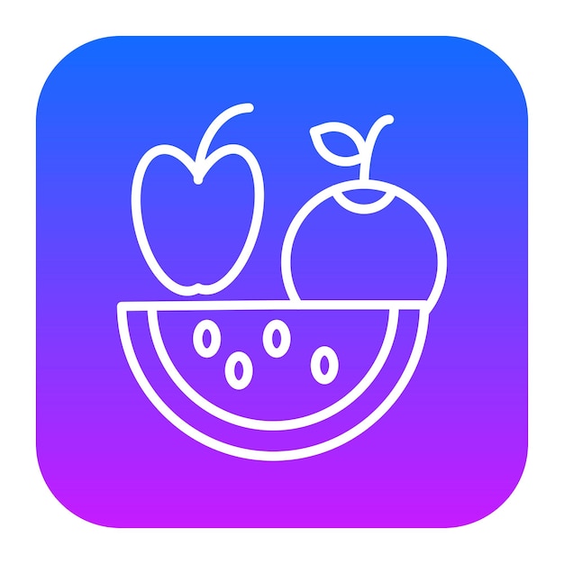 Iconos de frutas
