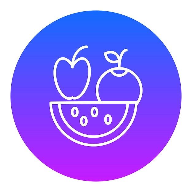Iconos de frutas