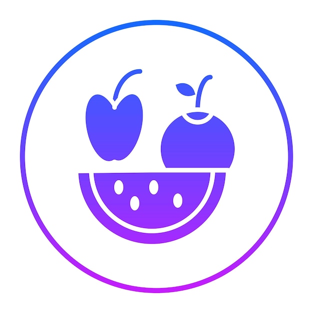 Iconos de frutas
