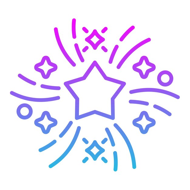 Iconos de fuegos artificiales