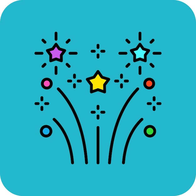 Iconos de fuegos artificiales