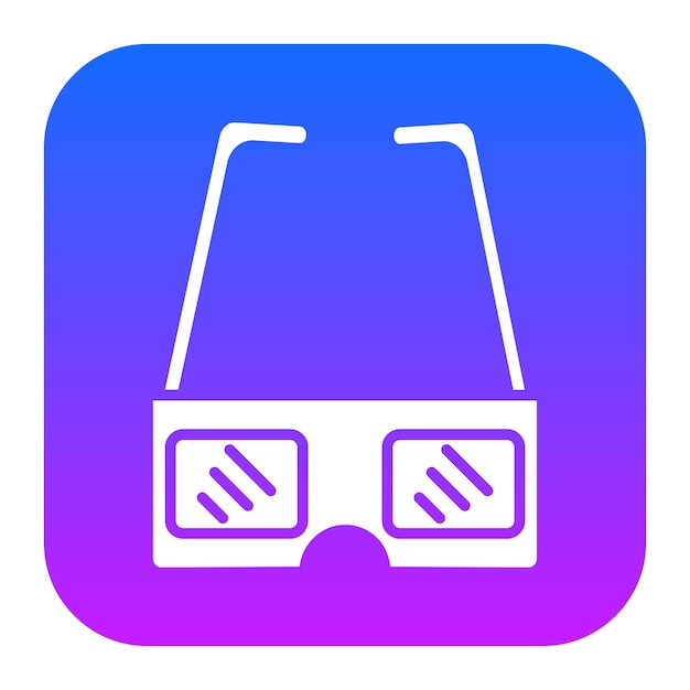 Iconos de las gafas de la cámara