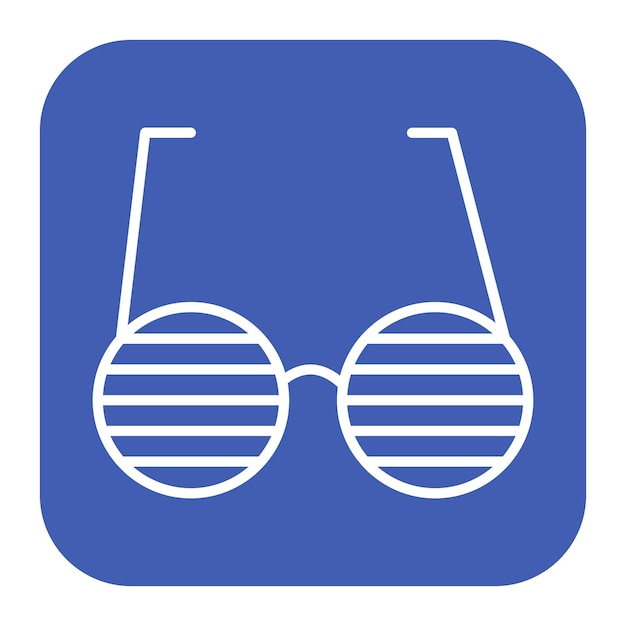 Iconos de las gafas de fiesta