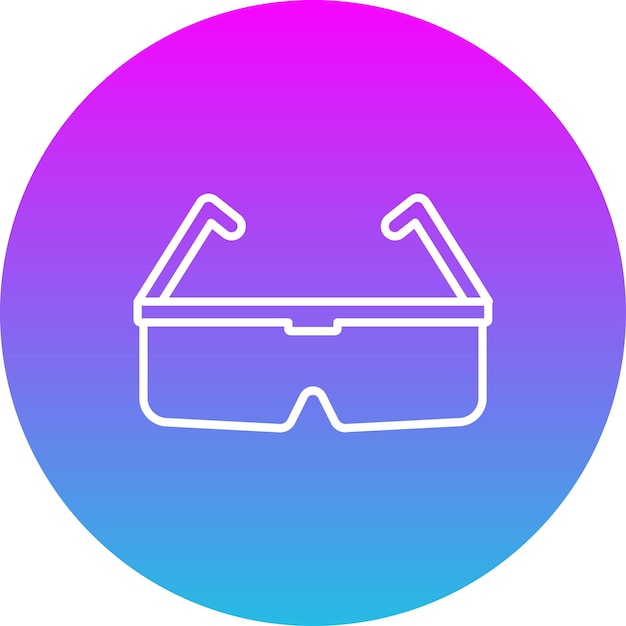 Iconos de gafas de seguridad
