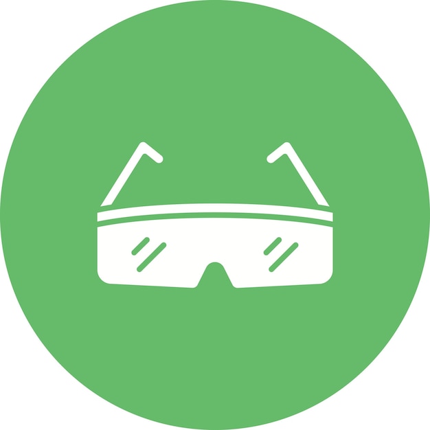 Iconos de gafas de seguridad