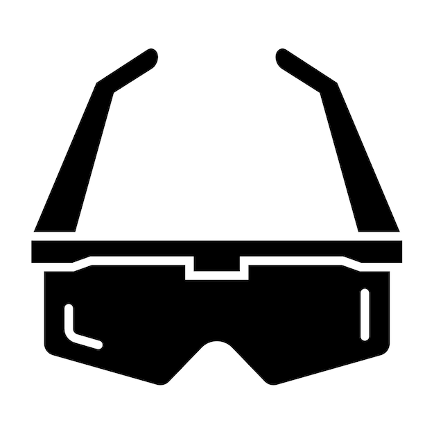 Iconos de gafas de seguridad