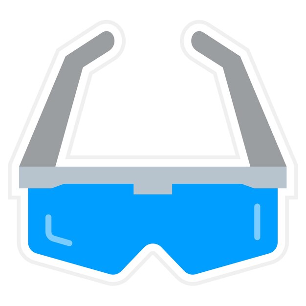 Iconos de gafas de seguridad