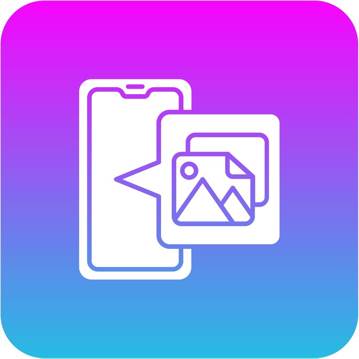 Vector iconos de la galería