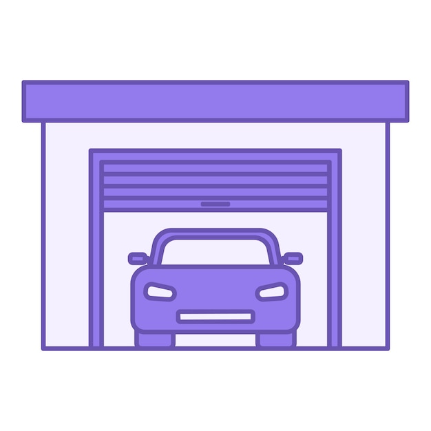 Iconos de garaje de colores
