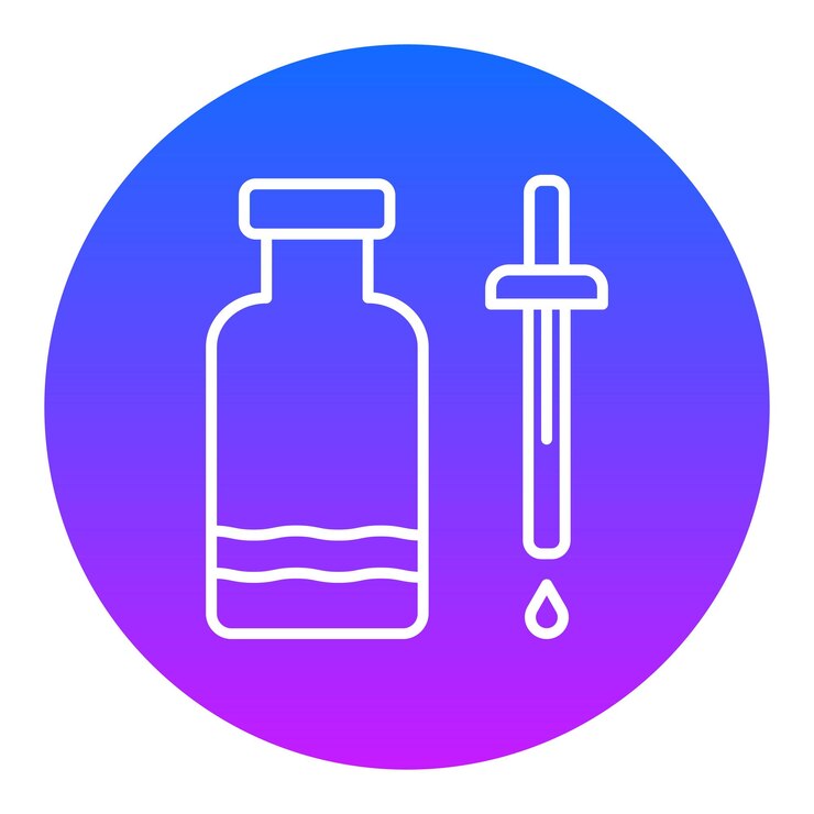 Vector iconos de las gotas
