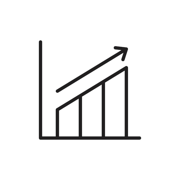 Iconos del gráfico con el signo de configuración del contorno