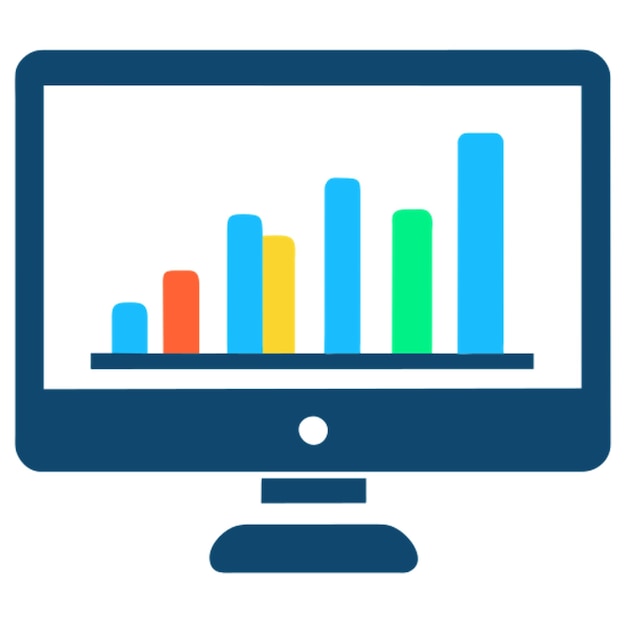 Iconos de gráficos analíticos