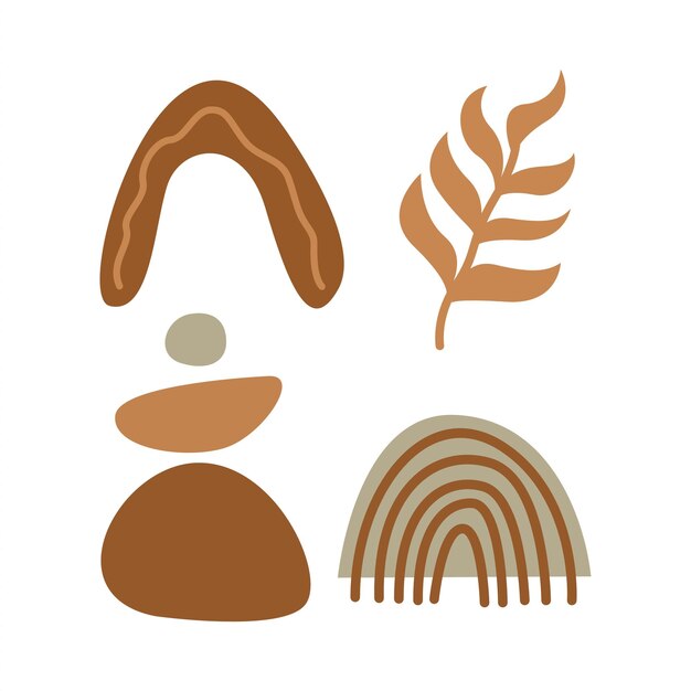 Iconos y gráficos de arte de Boho Elements