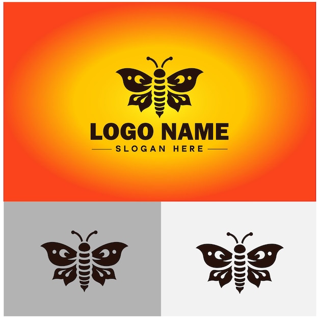 Iconos gráficos de arte vectorial del logotipo de Caterpillar para el icono de la marca de la empresa plantilla de logotipo de la oruga