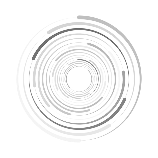 Iconos y gráficos de arte vectorial de medio tono circular