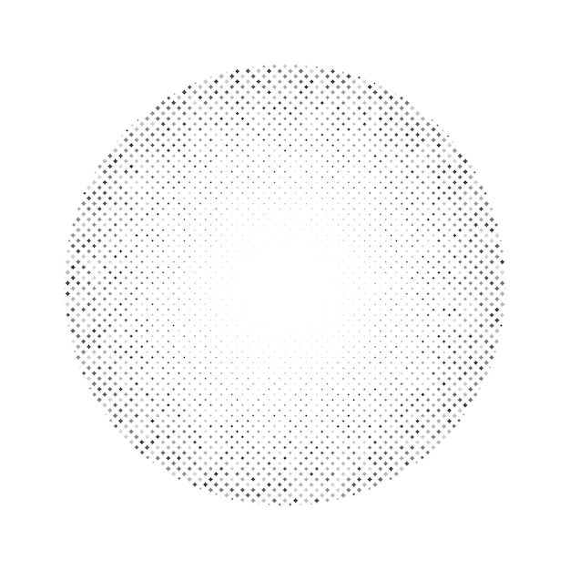 Iconos y gráficos de arte vectorial de medio tono circular