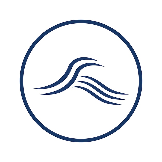 Iconos y gráficos de arte vectorial de ondas de logotipo