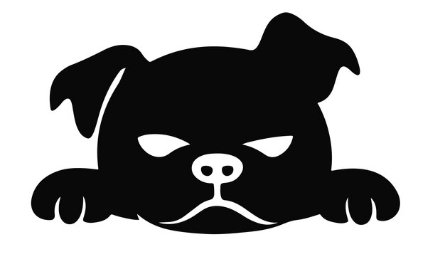 Iconos y gráficos de arte vectorial para perros