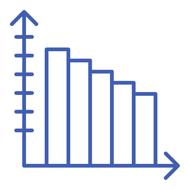 Iconos de gráficos de barras