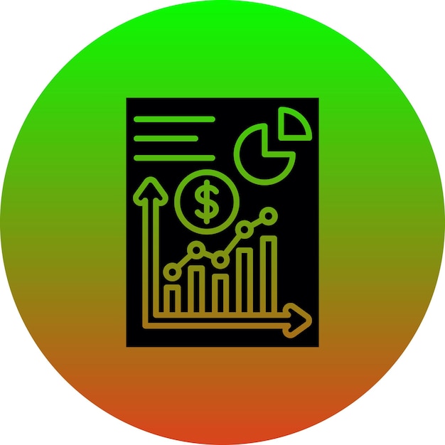 Iconos de gráficos de barras