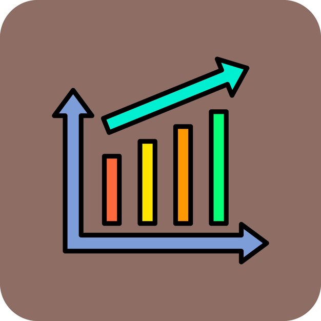 Iconos de gráficos de barras