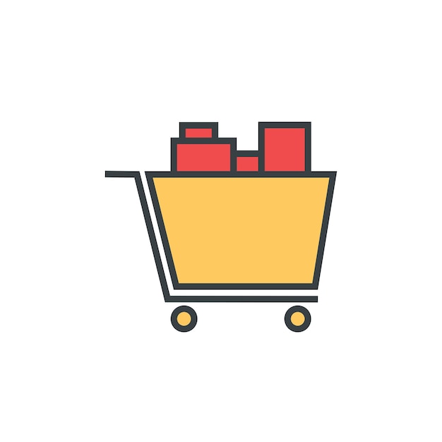Iconos de gráficos de compras