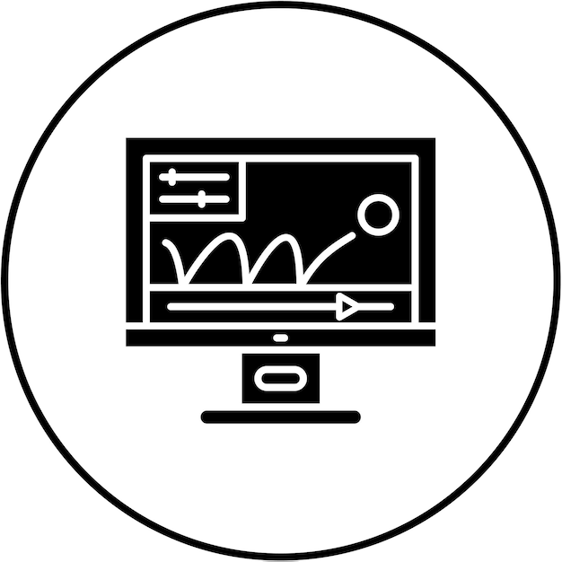 Iconos de gráficos en movimiento