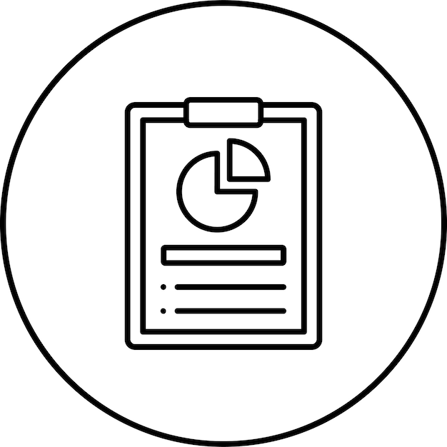 Iconos de gráficos de pasteles