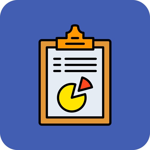 Iconos de gráficos de pasteles