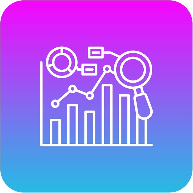 Iconos de gráficos predictivos