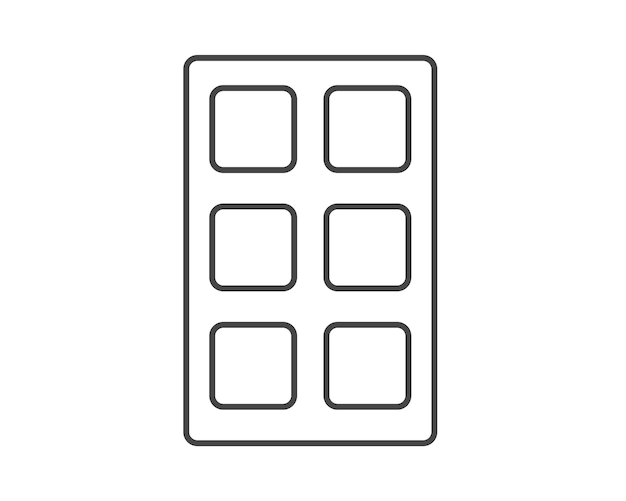 Iconos gráficos vectoriales lineales de belleza y cosméticos en forma de sombra de párpados y maquillaje para los ojos