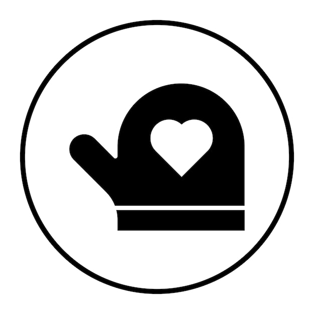 Iconos de los guantes de horno