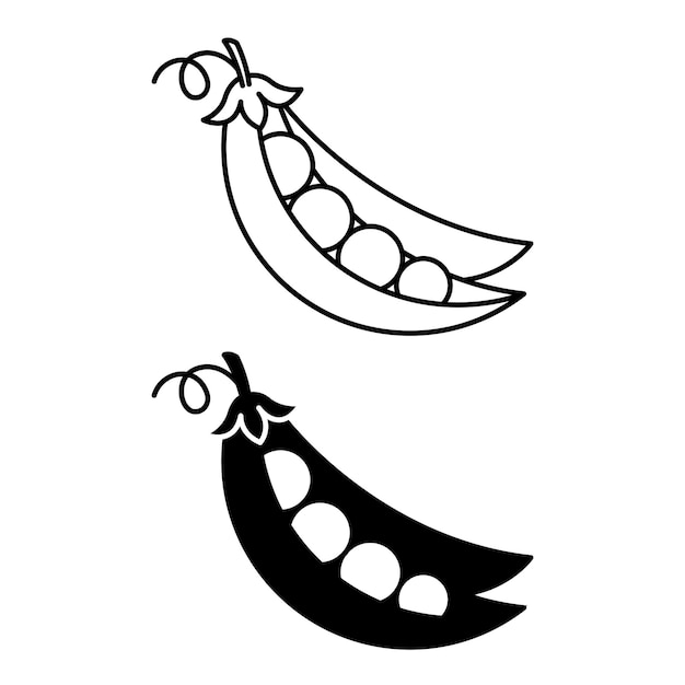 Iconos de guisantes