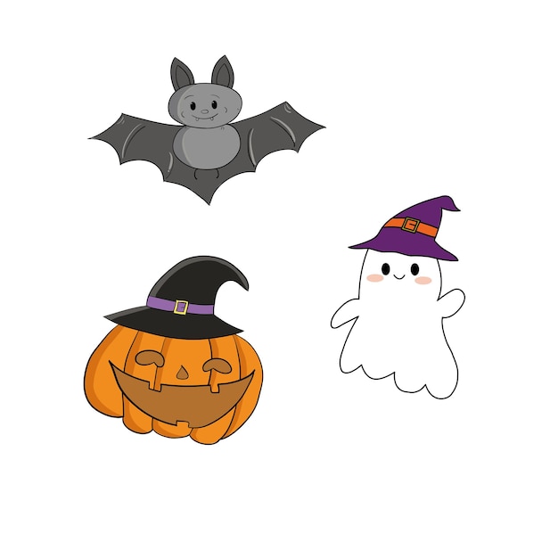 Vector iconos de halloween