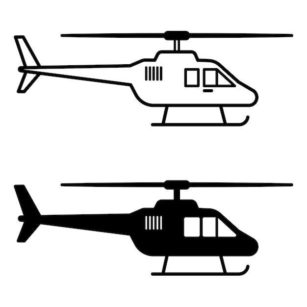 Iconos de helicópteros