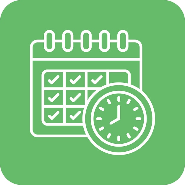 Iconos de horario