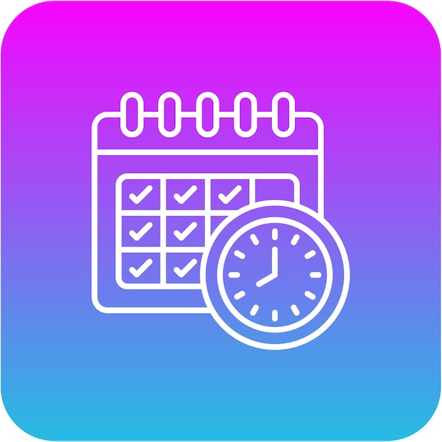 Iconos de horario
