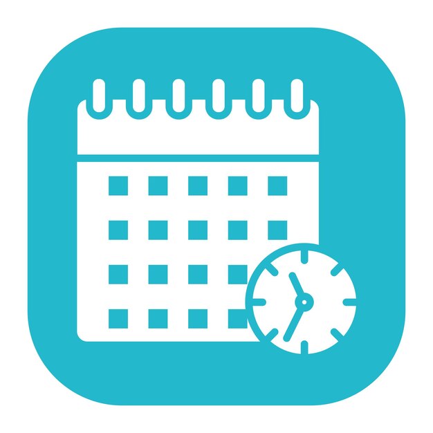 Iconos de horario