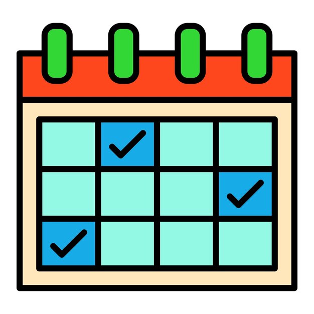 Iconos de horario